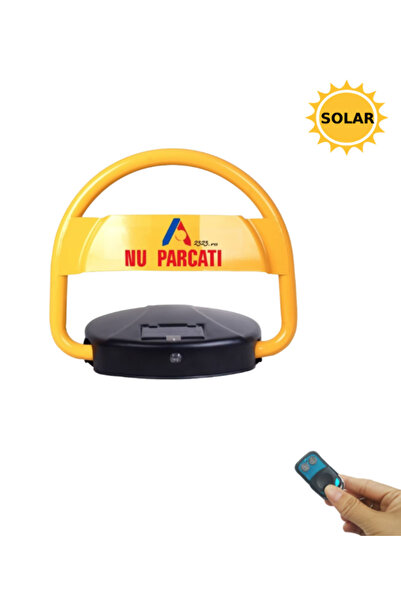 MANDU Parking Lock with Automatic SOLAR Panel and Remote Control, battery included