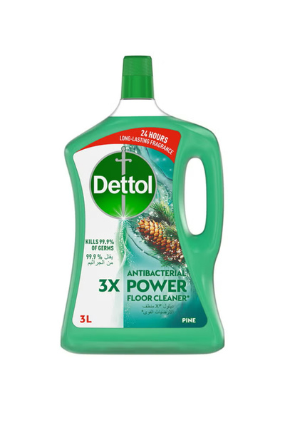 Dettol Powerful floor cleaner with pine, green, 3 liters