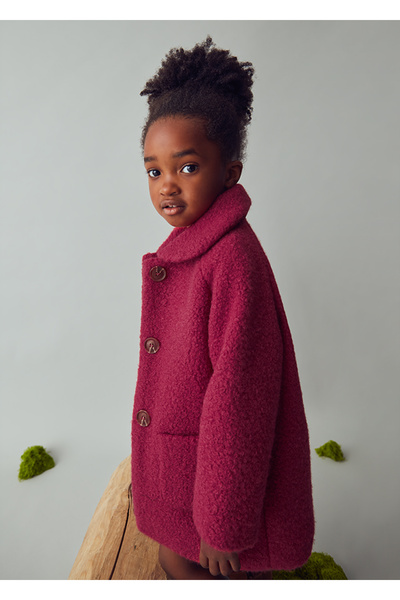 MAYORAL Parka Coat for Ages 4-10 - Red