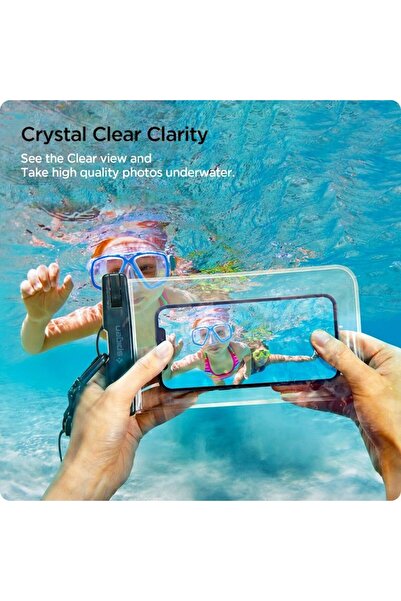 OEM Universal phone case (set of 2), Spigen Waterproof Case A601, Clear