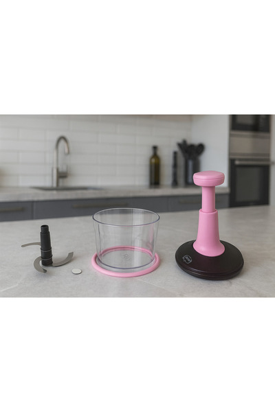 Genel Markalar Büyük Paslanmaz Çelik 3 Bıçaklı Üstten Basmalı El Rondosu Blen...