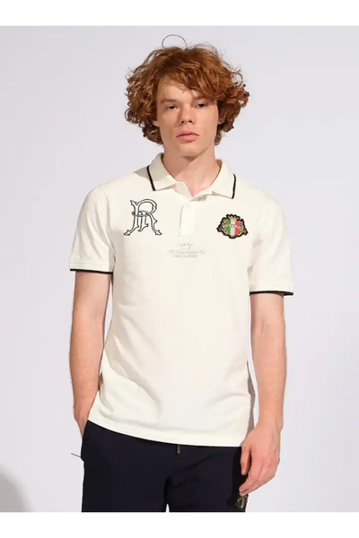 Ruck & Maul Men's Polo T-Shirt 24886-4202 Cloud Dancer