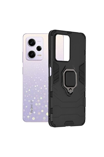 OEM Θήκη για Xiaomi Redmi Note 12 Pro / Poco X5 Pro, Techsuit Σιλικόνης, Μαύρη