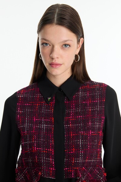 Zühre Tweed Patterned Tunic