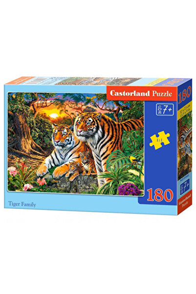 Castorland Пъзел 180 части Семейство Тигри 18482