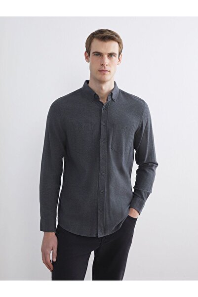 LC Waikiki Ανδρικό μακρυμάνικο πουκάμισο Gabardine LCWAIKIKI Classic Regular Fit