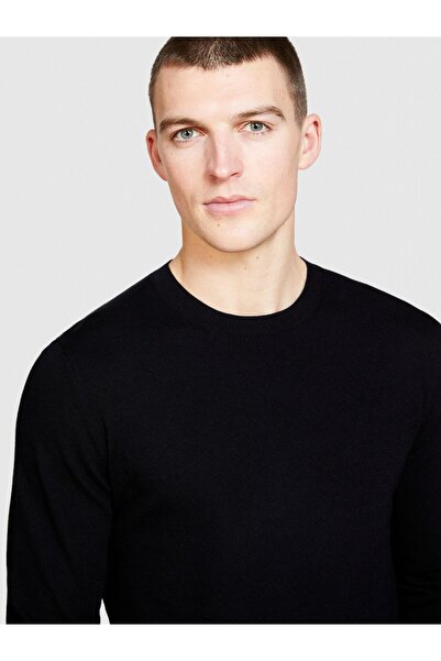 Sisley Men's Cotton Blend Crew Neck Sweatshirt 324P10F2S1C78-Sis100