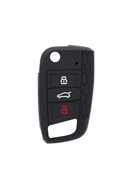 FONIX Husă cheie auto din silicon 360° compatibilă cu VW Passat, Polo, Caddy,...