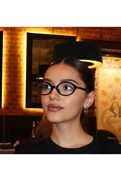 ZENIT Miux Black Oval Frame Blue Light Protection Screen Glasses, Can Change ...