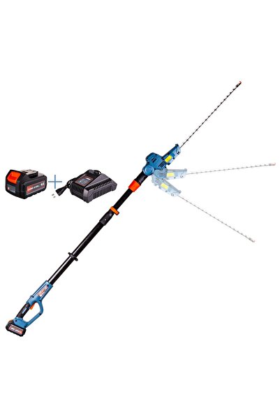 SENIX HTPX2-M-EU 20V 4.0Ah Akülü Teleskopik Yüksek Çit Biçme Makinesi