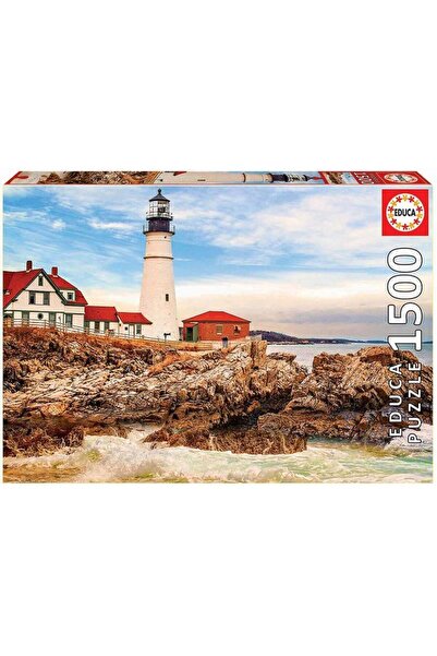 EDUCA Puzzle 1500 piese Farul Stâncos 17978