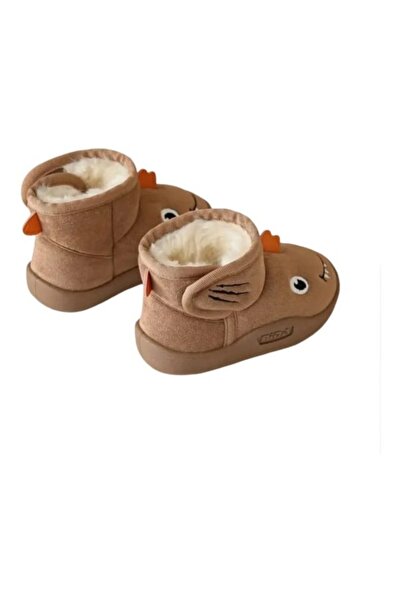 MASHASHOP Ghete pentru copii, model Dino, Apawwa C5500R, talpă flexibilă, maro, mărimea 22