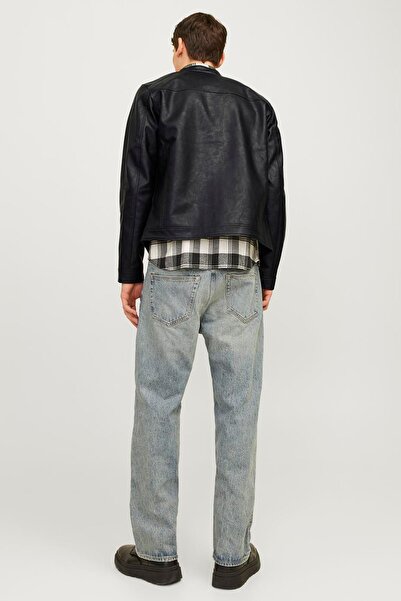 Jack & Jones Ανδρικό δερμάτινο παλτό Jjedylan