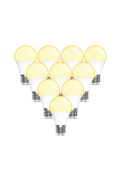 Generic LED Bulb 12W 10 Packs | Long Lasting Bright LED Bulb (Warm White)