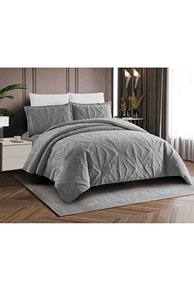 Alhabib bedding Gray double winter sofa cover, 3 pieces