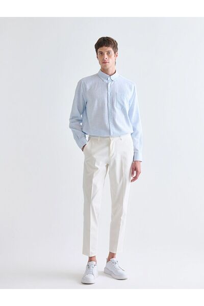 LC Waikiki Мъжки панталон от габардин със стандартен модел SOUTHBLUE