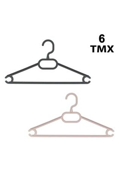 Silver Star Agrafe din plastic gri roz 41 x 21 cm - 6 buc