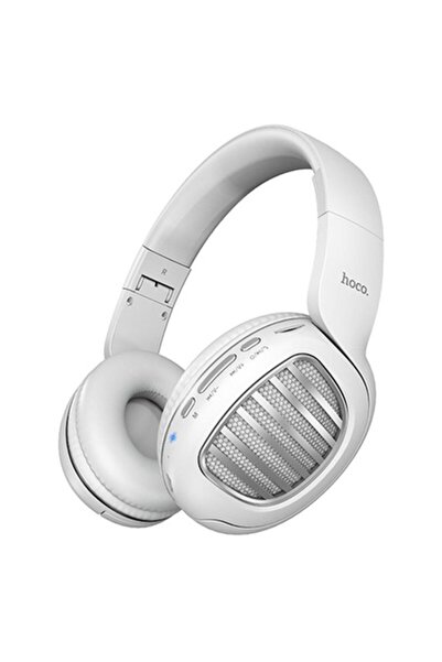 Hoco Ασύρματα ακουστικά W23, πτυσσόμενα, Bluetooth 5.0 με μικρόφωνο - Λευκά