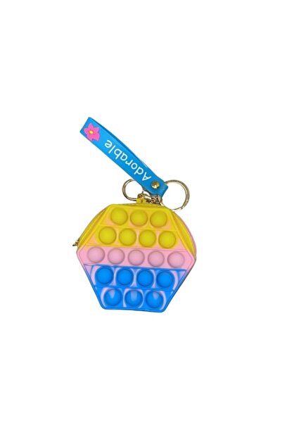 Juls Jucărie antistres din silicon Pop It Now and Flip It Portofel hexagonal ...