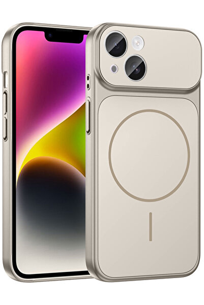 Nezih Case Apple iPhone 15 Uyumlu 17 Pro Max Görünümlü Magsafe Sarj Destekli ...