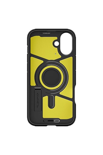 Spigen Tough Armor MagSafe Case for iPhone 16 (H84) - Polyurethane, Black