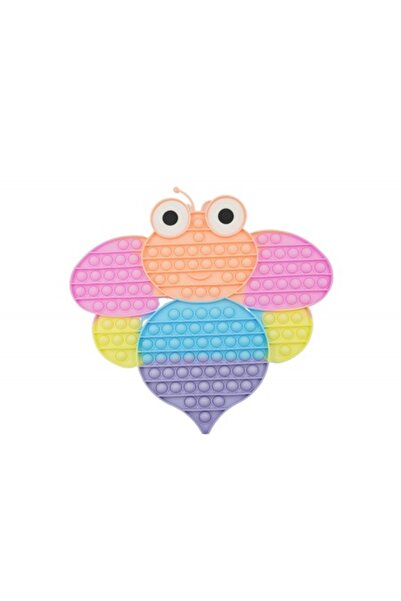 Juls Jucărie antistres din silicon Pop It Now and Flip It, Albină, Multicoloră