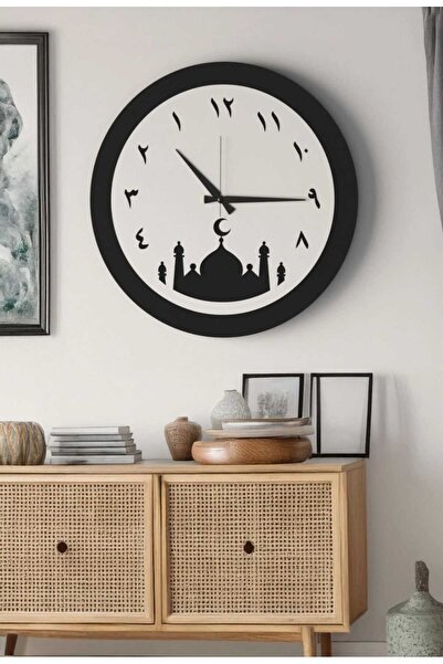 mrchediyesepeti ساعة حائط خشبية عصرية **رائعة** ومتينة..رقم:40