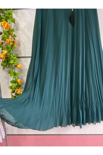 edu collection Chiffon Bono Bell Skirt with Lining