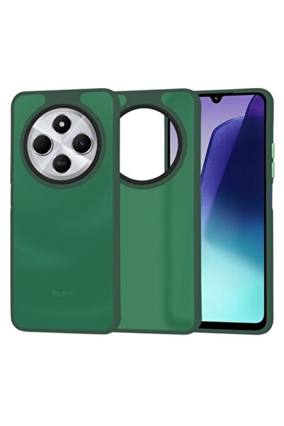 Juls Carcasă pentru Xiaomi Redmi 14C / Poco C75 / Y32, Policarbonat, Verde Miezul Nopții