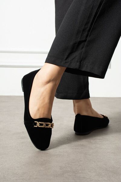 FUGA MODA Runa Black Gold Buckled Velvet Textured Elegant Engagement Dowry Bag Guest House Bag