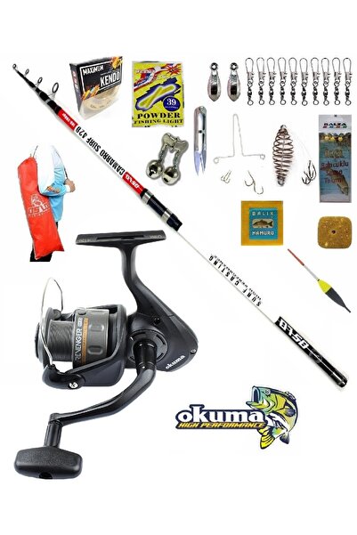 Oslo Okuma Revenger Rv-65 420cm 100-200gr Camarro Surf Profesyonel Sazan Kıyı Olta Takımı Seti