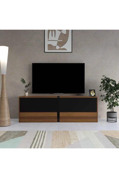 Stylish Home Distinctive black and brown TV table TV70