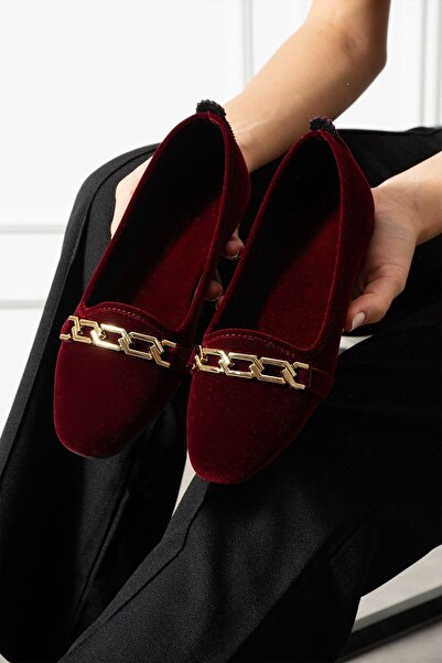 FUGA MODA Runa Bordo Gold Buckled Velvet Textured Elegant Engagement Dowry Bag Guest House Bag