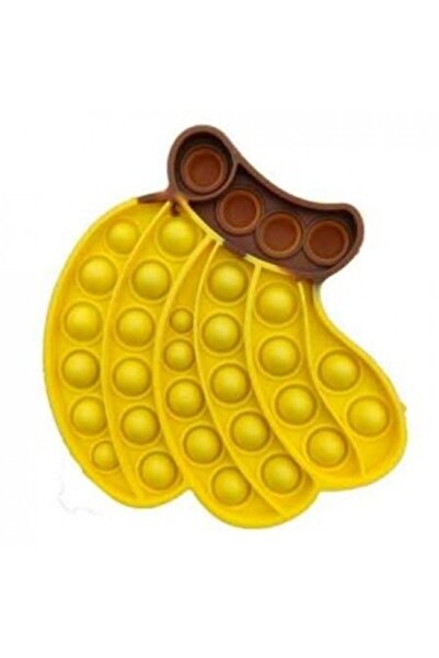 Juls Pop It Now and Flip It Silicone Anti-stress Toy — Banana, Yellow