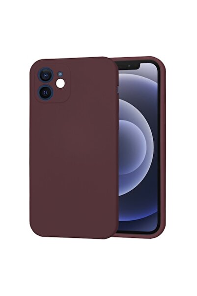 Techsuit Carcasă pentru iPhone 12, SoftFlex, Roșu Prună