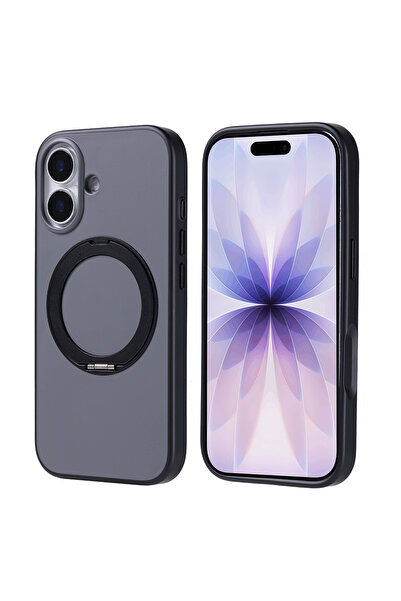 Case 4U Apple Iphone 17 Kılıf M-Safe Şarj Özellikli Standlı Proton Silikon Ka...