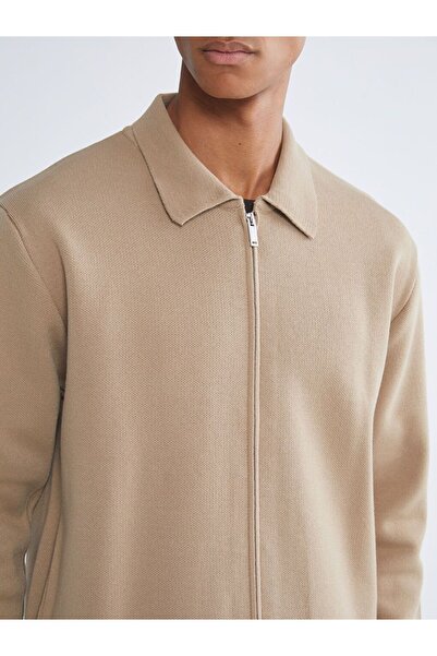 LC Waikiki Lcw Vision Polo Collar Men's Knitwear Cardigan