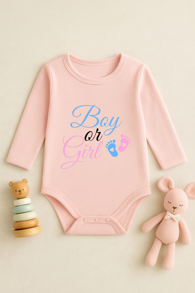 SVART WEAR Cute Baby Bodysuit with Printed Text and Snap Fasteners