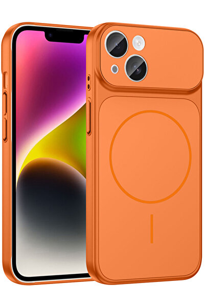 Nezih Case Apple iPhone 13 / 14 Uyumlu Kamera Korumalı Magsafe Sarj Destekli ...