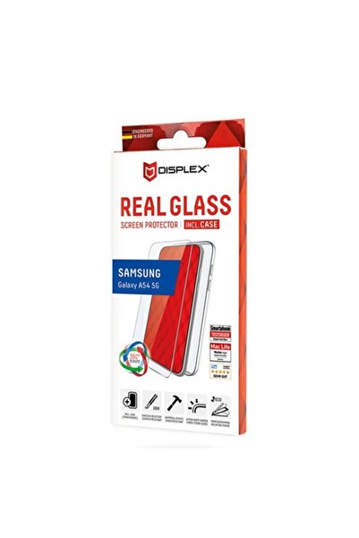 Displex Real Glass + Case - Screen and Back Protector for Samsung Galaxy A54 ...