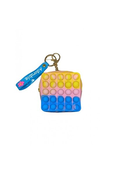 Juls Jucărie anti-stres din silicon Pop It Now and Flip It, portofel pătrat, ...