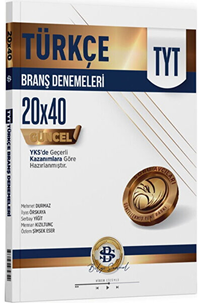 Bi bigelio Bilgi Sarmal Yayınları TYT Türkçe 20 x 40 Branş Denemeleri