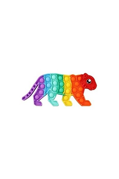 Juls Silicone anti-stress toy Pop It Now and Flip It - Tiger, Multicolor