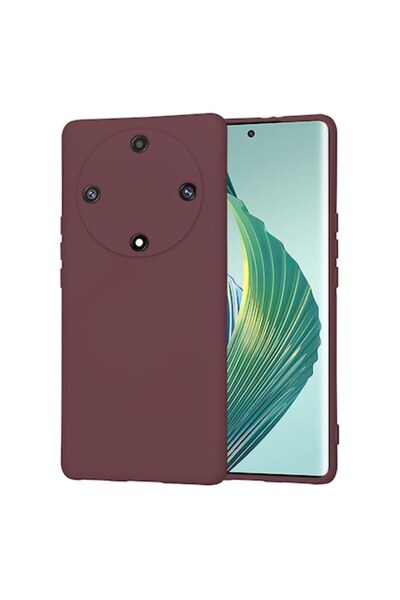 Techsuit Carcasă de înaltă protecție pentru Honor Magic5 Lite, SoftFlex ultra rezistentă, P29, pânză, culoare prună Elegant Rub