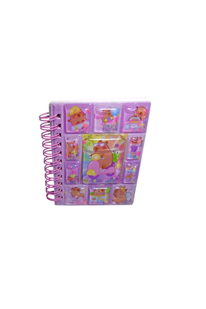Linea A6 Cover with Water Game Spiral Notebook (3 Pieces)