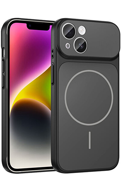Nezih Case Apple iPhone 15 Uyumlu 17 Pro Max Görünümlü Magsafe Sarj Destekli ...