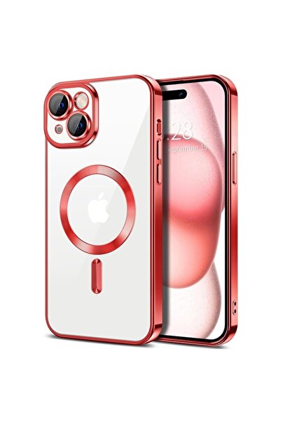 Juls iPhone 16 Plus Case, Luxury Crystal MagSafe H47, Polyurethane, Red