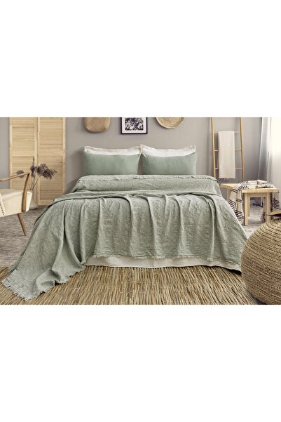 MEET MAYA NATURAL 4-Layer Muslin 100% Cotton Bedspread 230X260 cm – Soft, Breathable, Stylish Design King Size
