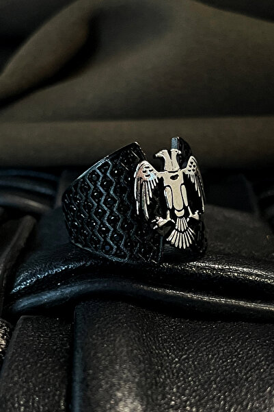 goldberia Çift Başlı Kartal Güçlü Erkek Yüzüğü