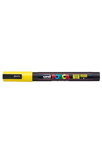 Uni Marker POSCA PC-3M cu pâslă, 0,9-1,3 mm, galben